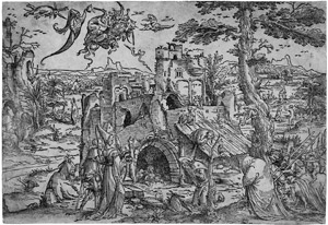 Lot 5836, Auction  102, Wellens de Cock, Jan, Die Versuchung des hl. Hieronymus