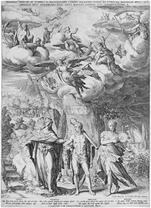 Lot 5815, Auction  104, Sadeler, Johannes I, Prinz Maximilian von Bayern als Herkules