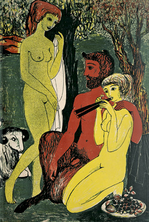 Lot 3322, Auction  105, Krumsdorf, Edwin und Weidenhaus, Elfriede, Das Lachen des großen Pan 