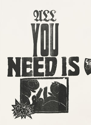 Lot 3503, Auction  105, Beatles, The & Die Rixdorfer und Rixdorfer Drucke, All you need is Love