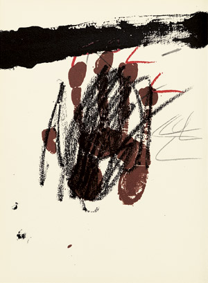 Lot 3596, Auction  105, Gimferrer, Pere und Tàpies, Antoni - Illustr., La Clau del Foc