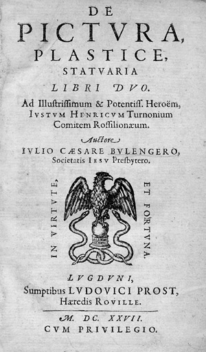 Lot 1144, Auction  106, Bulenger, Julius Caesar., De pictura plastice