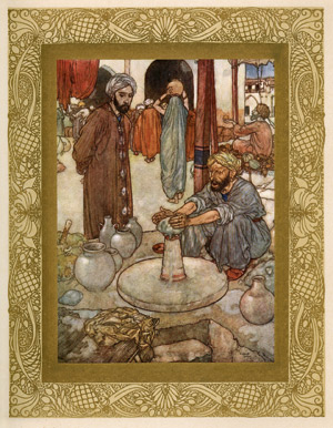 Lot 3309, Auction  106, Omar Khayyam und Dulac, Edmund - Illustr., Rubaiyat. Rendered into English Verse