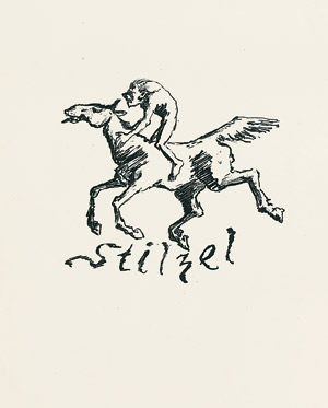 Lot 3740, Auction  107, Kubin, Alfred, Stilzel. Elf Lithographien. Mappe