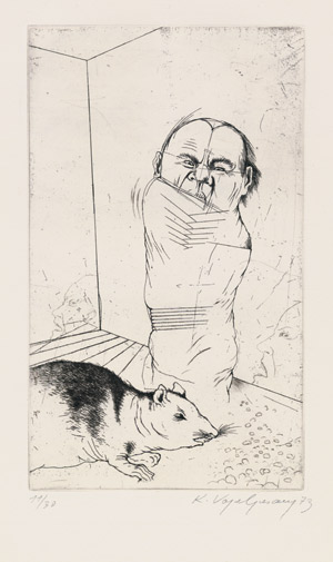 Lot 3356, Auction  108, Gombrowicz, Witold und Vogelsang, Klaus - Illustr., Die Ratte