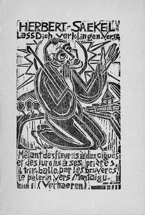 Lot 3409, Auction  109, Saekel, Herbert, Lass Dich verklingen Verse (und:) Atempause des Todes