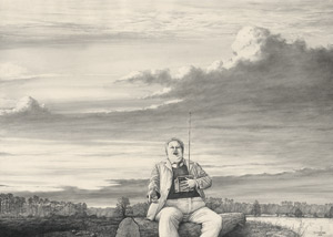 Lot 7203, Auction  110, Koeppel, Matthias, Singender Mann mit Kofferradio