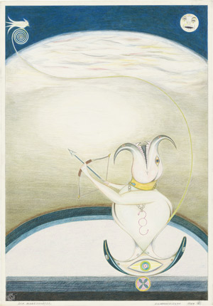 Lot 8312, Auction  110, Schröder-Sonnenstern, Friedrich, Der Mondschütze