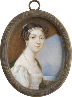 Lot 6928, Auction  111, Kontinentaleuropa, 19. Jh. . Bildnis der Großherzogin Anna Pavlovna von Russland
