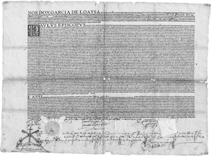 Lot 1752, Auction  112, Bula de cruzada, Nos Don Garcia de Loaysa 
