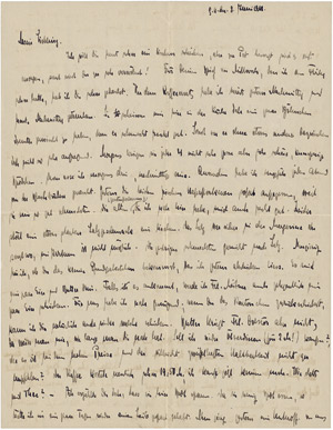 Los 2497 - Hahn, Otto - Brief 1918 an seine Frau - 0 - thumb