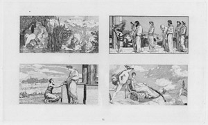 Los 3286 - Klinger, Max - Radierungen zu Apulejus' Märchen "Amor und Psyche"  - 1 - thumb