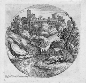 Los 5119 - Grimaldi, Giovanni Francesco - Die Folge der kreisrunden Landschaften - 0 - thumb