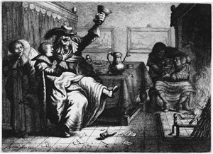 Los 5251 - Vliet, Johannes Jorisz. van - Zwei Liebespaares im Gasthaus - 0 - thumb