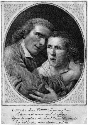 Los 5298 - Giaconi, Vincenzo - Doppelbildnis von Antonio Canova und Giovanni Martino dei Boni - 0 - thumb