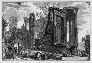 Los 5341 - Piranesi, Giovanni Battista - Altra veduta del Tempio della Sibilla in Tivoli - 0 - thumb