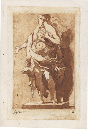 Lot 5370, Auction  112, Zauli, Giuseppe, Weibliche Gewandfigur