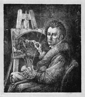 Los 5409 - Klein, Johann Adam - Bildnis des Künstlers im Atelier - 0 - thumb