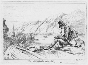 Los 5410 - Klein, Johann Adam - Der Landschaftsmahler auf der Reise - 0 - thumb
