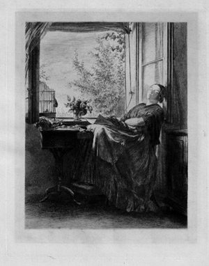 Los 5424 - Menzel, Adolph von - Die schlafende Näherin am Fenster - 0 - thumb