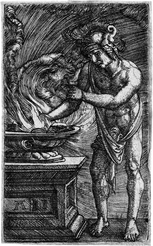 Los 5483 - Altdorfer, Albrecht - Mucius Scaevola, seine Hand verbrennend. - 0 - thumb