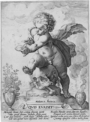 Los 5554 - Goltzius, Hendrick - Werkstatt - Allegorie der Vergänglichkeit (Quis evadet?) - 0 - thumb