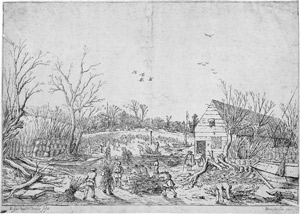 Los 5685 - Velde, Esaias van de - Die Wiederherstellung des gebrochen Damms an der Lek bei Vianen - 0 - thumb