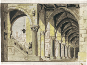Lot 6467, Auction  112, Gonzaga, Pietro, Bühnenentwurf