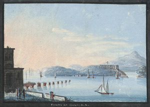 Los 6558 - Italienisch - 1. Hälfte 19. Jh. Sechs Ansichten vom Golf von Neapel - 0 - thumb