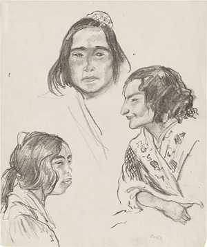 Los 7291 - Orlik, Emil - Drei Zigeunerinnen - 0 - thumb