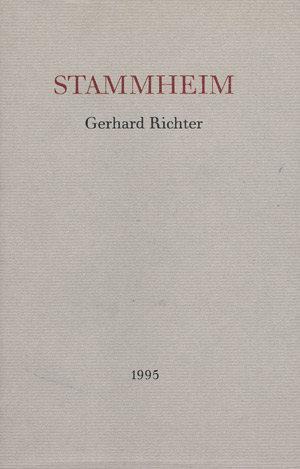 Lot 3441, Auction  113, Richter, Gerhard, Stammheim (signiert)