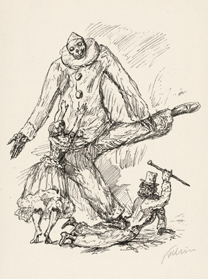 Lot 7032, Auction  114, Kubin, Alfred, Tod als Pierrot