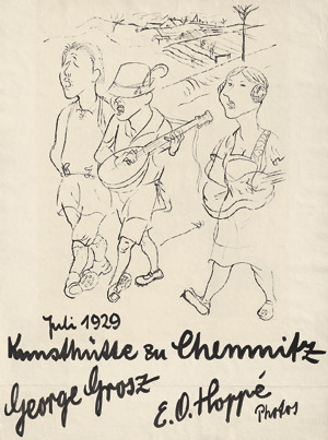 Lot 7254, Auction  114, Grosz, George, Wandervögel