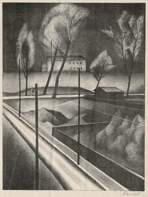 Lot 7312, Auction  114, Kanoldt, Alexander, Rauhreif oder Frost