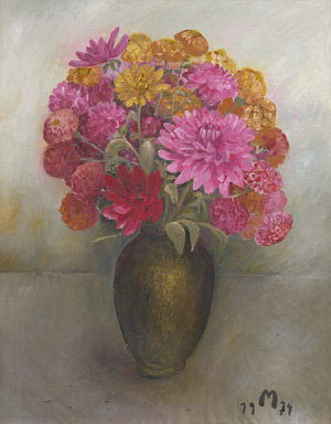 Lot 7377, Auction  114, Mühlenhaupt, Kurt, "Großer Dahlienstrauß"