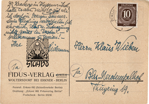 Lot 8624, Auction  116, Fidus, Autographen: Kunstverkäufe