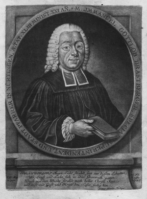 Lot 594, Auction  117, Brastberger, Immanuel Gottlob, Evangelische Zeugnisse der Wahrheit