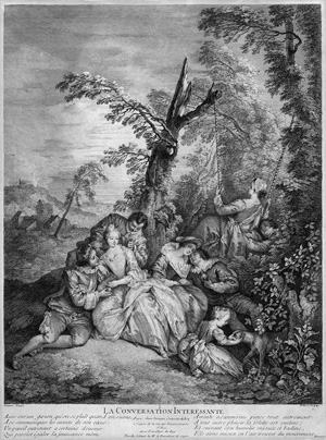 Lot 643, Auction  117, Paterre, La conversation interessante