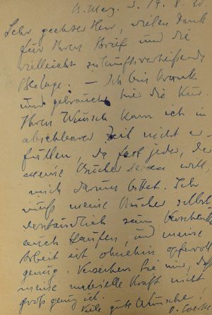 Lot 2539, Auction  117, Loerke, Oskar, Postkarte 1930