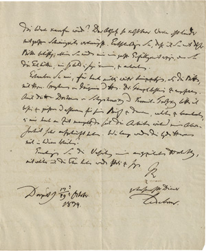 Lot 2581, Auction  117, Ledebour, Carl Friedrich von, 6 Briefe aus Dorpat