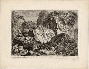 Lot 5293, Auction  117, Piranesi, Giovanni Battista, Ara antica sopra la quale si facevano ... all´intorno