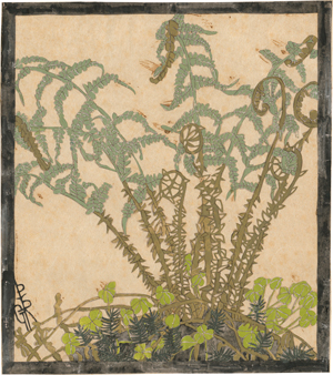 Lot 6800, Auction  118, Goeschen-Rösler, Paula, Farnkraut und Sauerklee