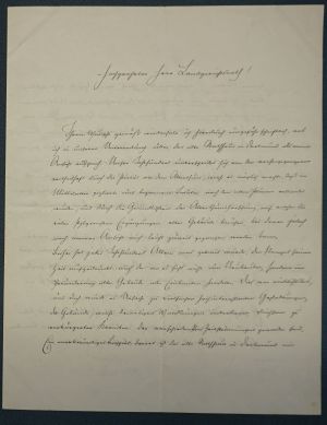 Lot 2615, Auction  119, Schilling, Johannes, Brief 1894