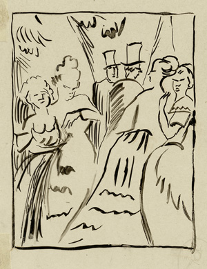 Lot 3482, Auction  120, Hoffmann, E. T. A. und Großmann, Rudolf - Illustr., Ritter Gluck. Mit 36 signierten Holzschnitten und OSkizze von R. Großmann