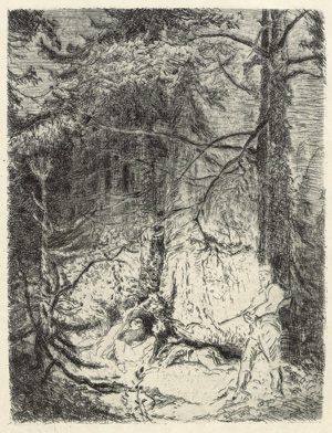 Lot 3778, Auction  120, Ferry, Gabriel und Slevogt, Max - Illustr., Der Waldläufer