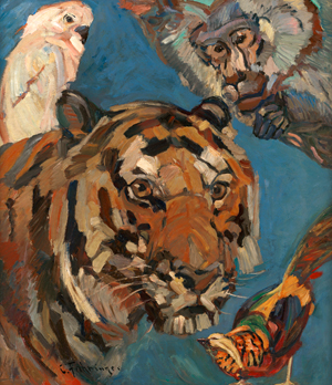 Lot 6241, Auction  120, Fahringer, Carl, Tiger und Goldfasan