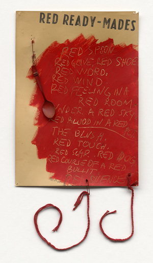 Lot 7320, Auction  121, Knížák, Milan, Red Ready-mades