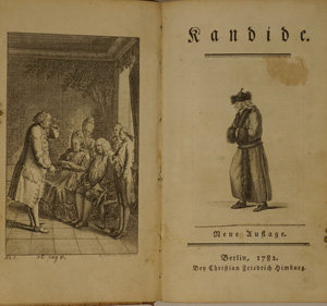 Lot 2114, Auction  122, Voltaire, François-Marie Arouet de, Kandide, oder die beste Welt