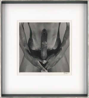 Lot 4219, Auction  122, Mapplethorpe, Robert, Dennis Speight, New York City from "Portfolio Z"