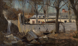 Lot 6095, Auction  122, Appian, Adolphe, Gehöft in der Umgebung von Lyon